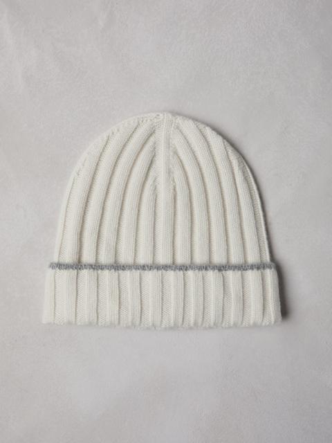 Brunello Cucinelli Cashmere rib knit beanie