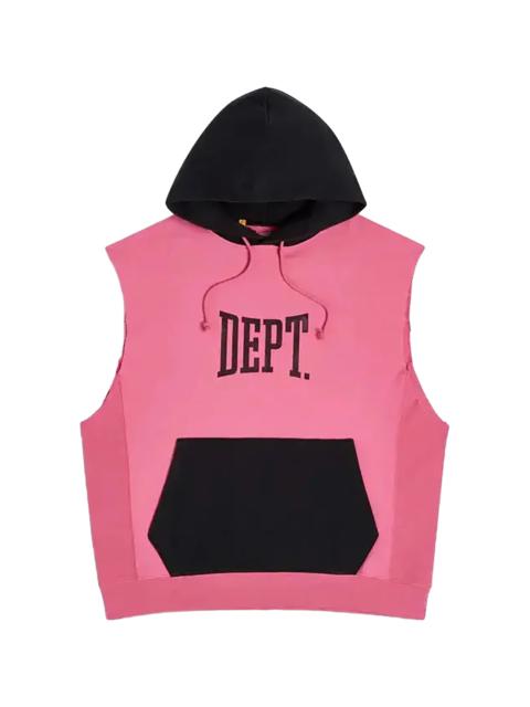 GALLERY DEPT. DEPT Logo Cut Off Hoodie "Pink & Black" GD266