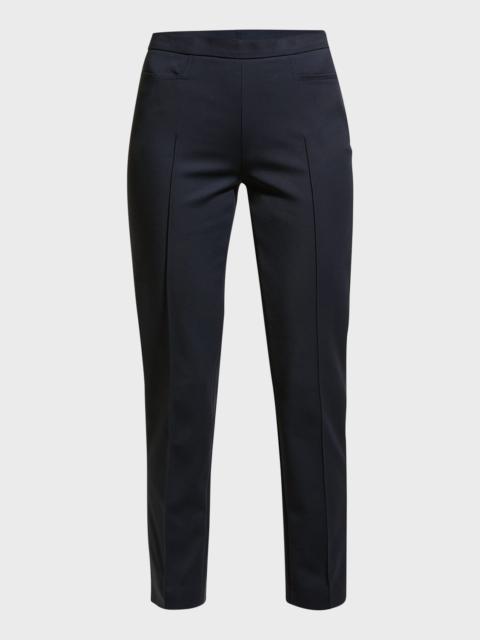 AKRIS Franca Mid-Rise Cropped Pants