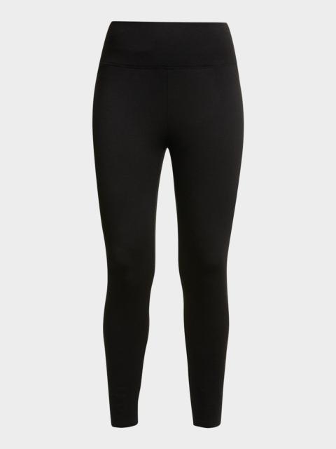 EILEEN FISHER High-Rise Cropped Terry Leggings