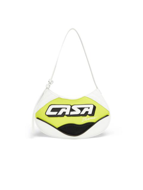 CASABLANCA Green Slim Biker Bag