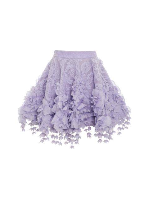 Zimmermann HIGH TIDE LACE FLIP MINI SKIRT