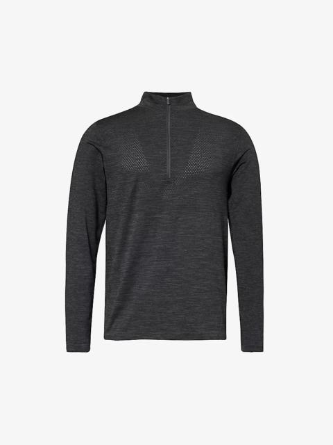 Metal Vent Tech half-zip recycled polyester-blend sweatshirt