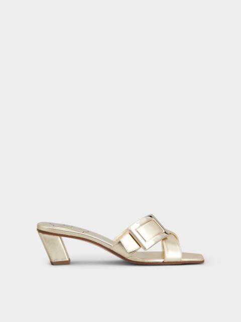 Roger Vivier Belle Vivier Mules in leather