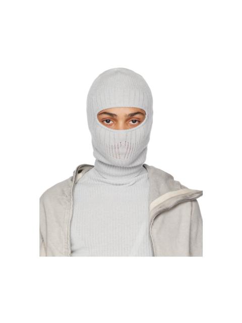 Boris Bidjan Saberi Gray Seamless Balaclava