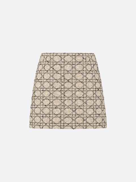 Dior Macrocannage Miniskirt