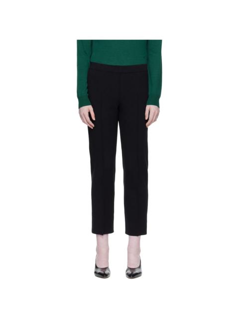 HIGH SPORT Black Merino Louis Trousers