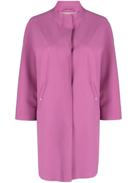 Herno concealed-fastening coat