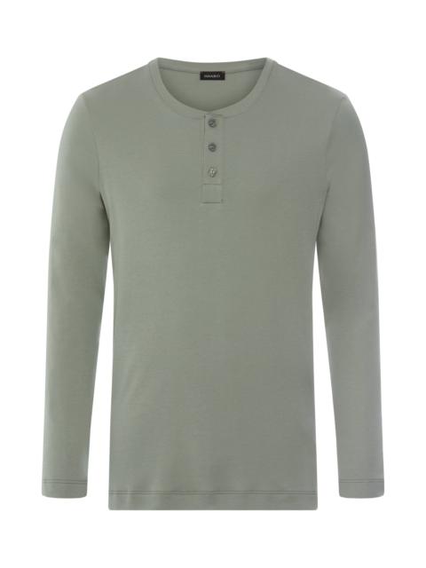 HANRO Cozy Comfort Cotton Henley Shirt