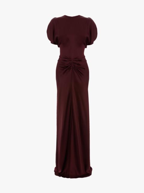 Victoria Beckham Isabella Gown In Cinnabar Red