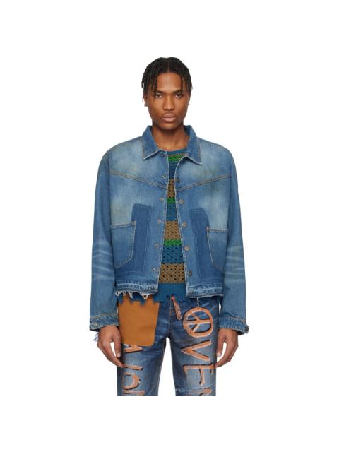 Andersson Bell Blue Rodeo Motorcycle Denim Jacket