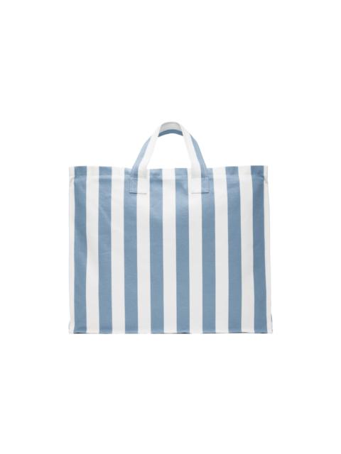 KING & TUCKFIELD Blue & White Large Tote
