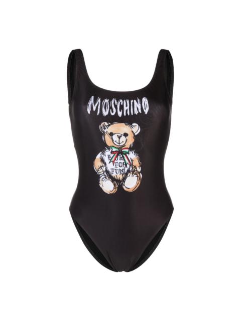 Moschino Teddy Bear-print swimsuit