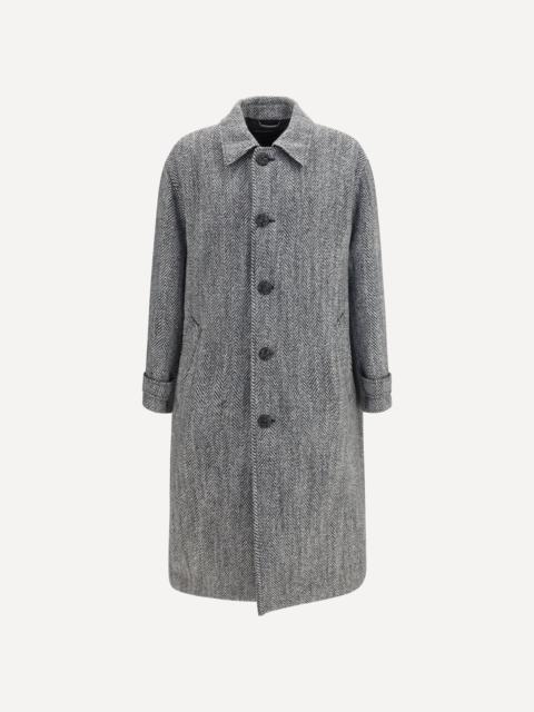 Dolce & Gabbana Chevron wool-blend single-breasted Coat