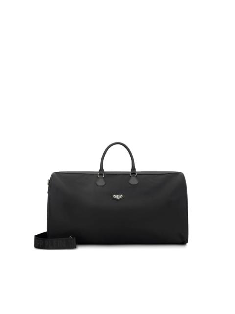 PHILIPP PLEIN logo-plaque weekend luggage bag