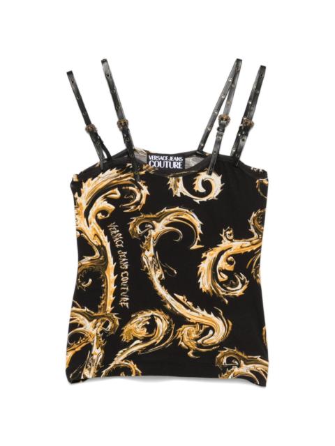 Chromo Couture-print top