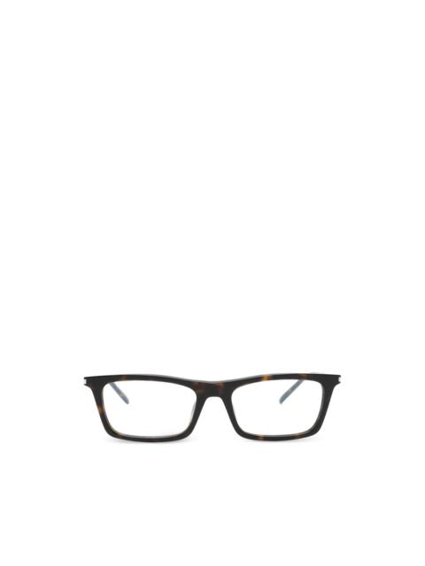 SAINT LAURENT Betty rectangle-frame sunglasses