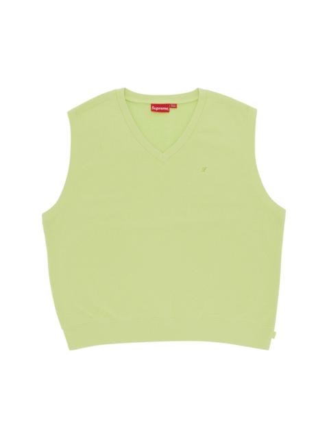 Supreme Supreme Sweatshirt Vest 'Lime'