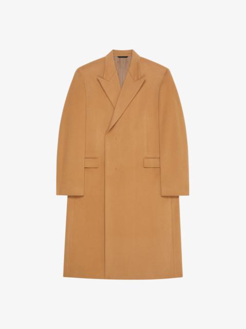 Givenchy LONG COAT IN WOOL AND CASHMERE