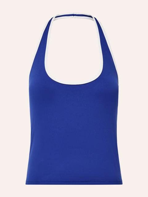 P.E NATION RADAR HALTER TANK IN DEEP BLUE