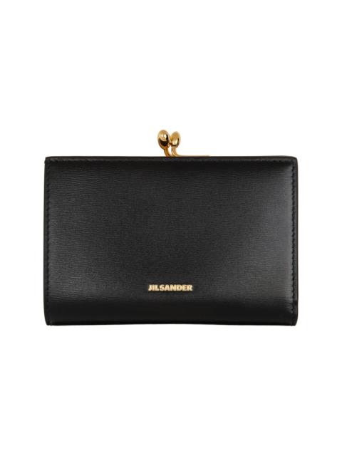 Jil Sander Black Goji Purse Small Wallet