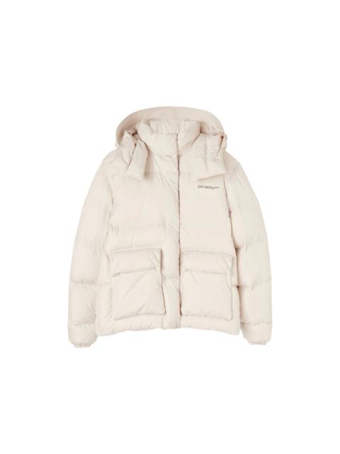 Off-White OFF-WHITE Peach Ny Arrow Over Puffer White