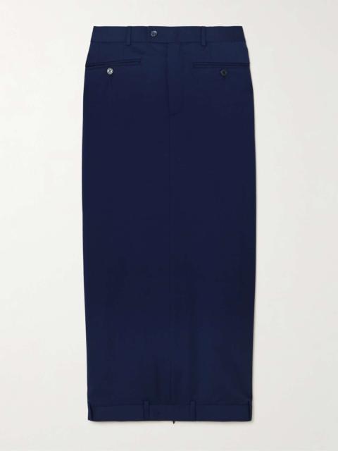 BETTTER Upside-Down wool-blend maxi skirt