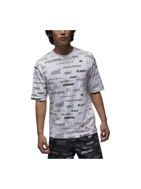 Air Jordan Full Flight MVP Short Sleeve T-Shirts 'White' DX9574-100