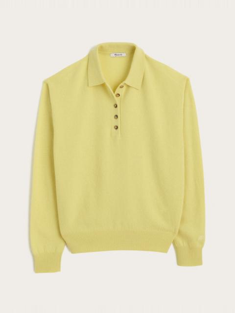 Madewell Polo Sweater in SoftWool