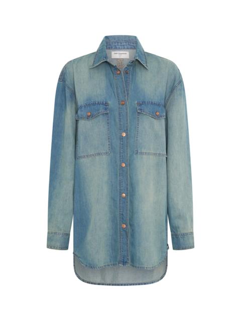 ONE TEASPOON Essential Denim Shirt - Blue Ranch