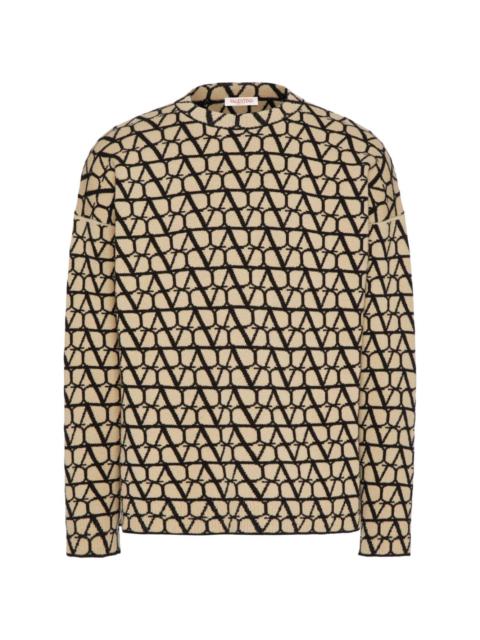 Valentino Toile Iconographe-pattern jumper