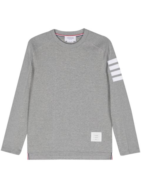 Grey 4-Bar Stripe Sweatshirt