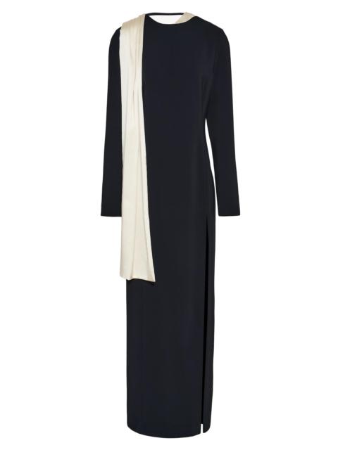 armarium Women's Dublina Two-Tone Scarf Maxi Dress - Black