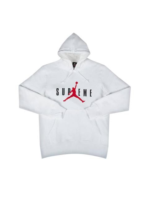 Supreme x Jordan Hooded Pullover 'White'