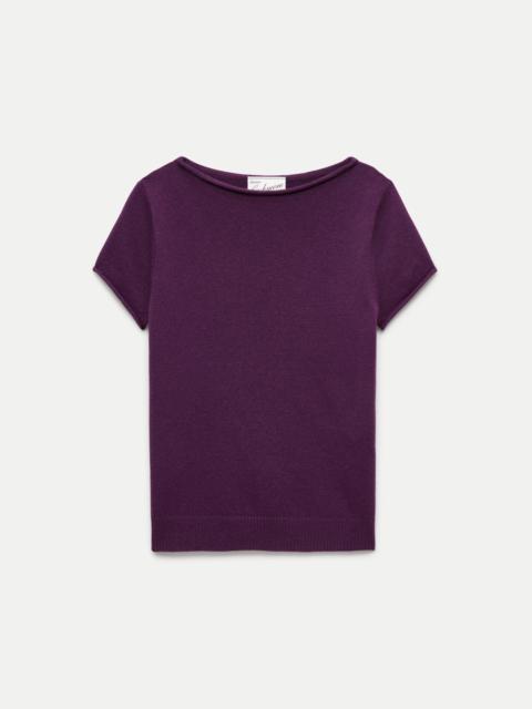 J.CREW Rolled cashmere boatneck sweater-tee