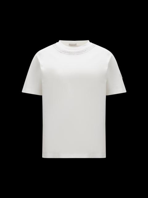 Moncler Crystal-Encrusted T-Shirt