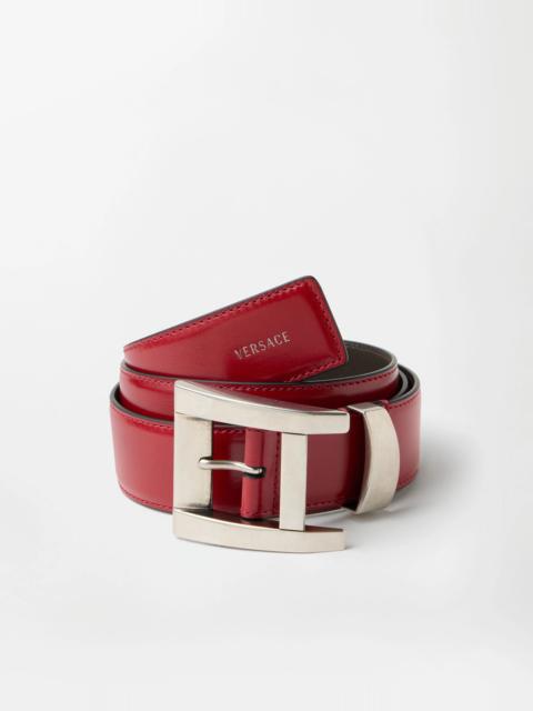 VERSACE Leather Belt 4 cm