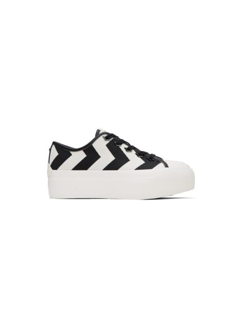 White & Black Palma Maxi Sneakers