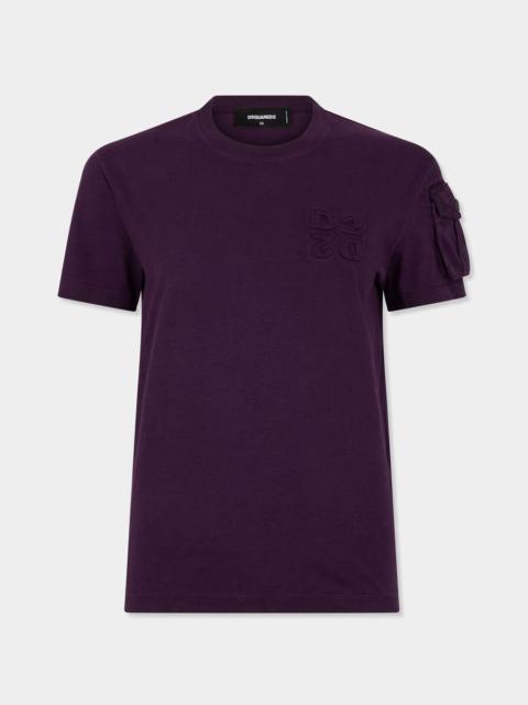 DSQUARED2 D2 UPSIDE DOWN JUST RIGHT FIT T-SHIRT