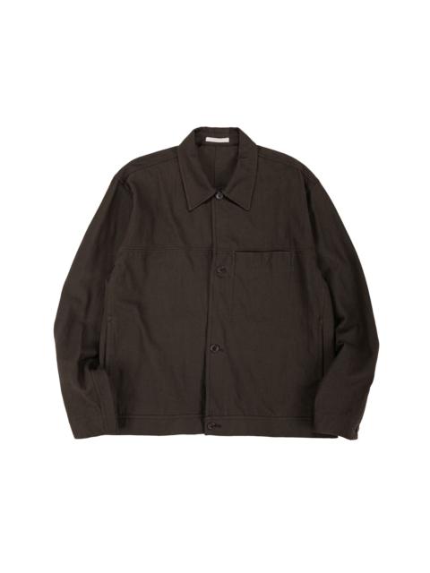 NORSE PROJECTS Arresskov Cotton Linen Twill Overshirt Delicioso Brown
