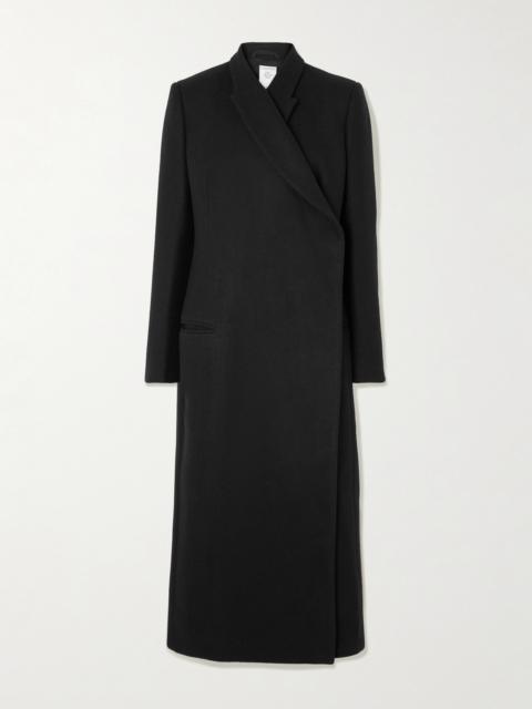 Calvin Klein Collection Freya Wool And Silk-blend Coat