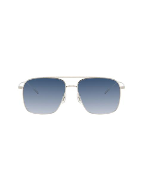 Oliver Peoples Silver Dresner Sunglasses