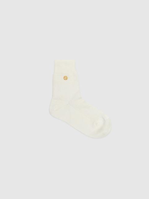 Cotton blend socks with Interlocking G