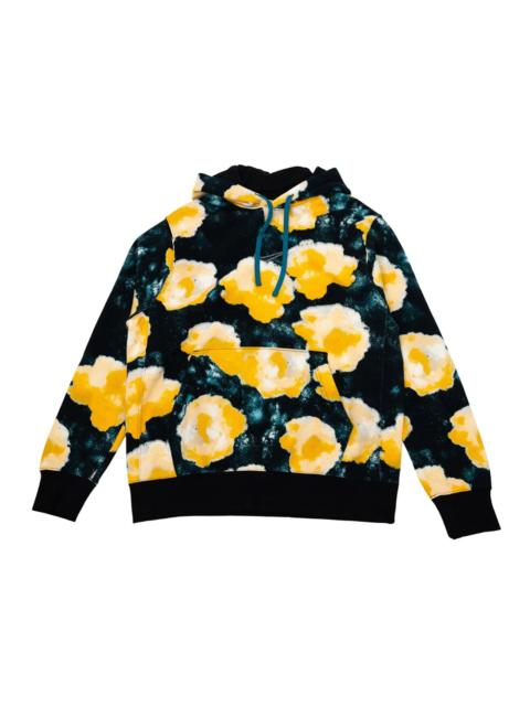 Nike Sportswear Club Floral Hoodie Black