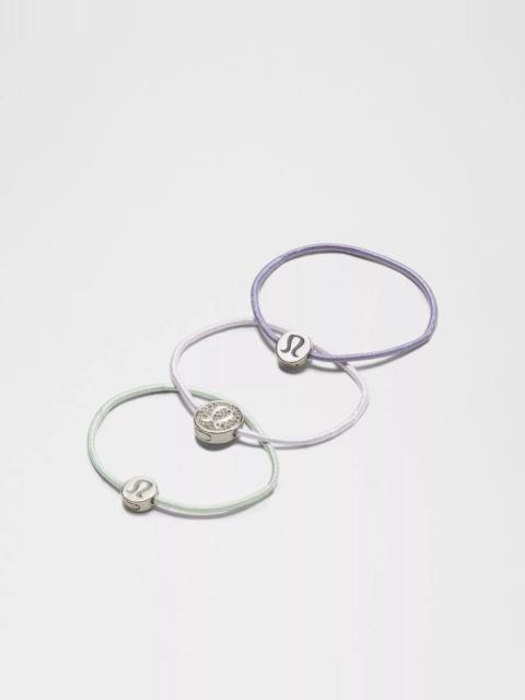 lululemon Logo Hair Ties *3 Pack