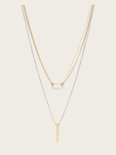 ALLSAINTS APRIL DOUBLE NECKLACE