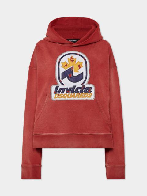 DSQUARED2 DYED AND DESTROYED AND DIRTY INVICTA NY FIT HOODIE
