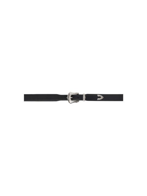 TOGA PULLA SSENSE Exclusive Black Metal Buckle Belt