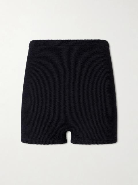 Hunza G Crinkle Cotton-blend Original Crinkle Shorts