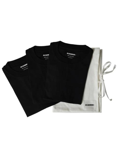 Jil Sander Logo Designers T-Shirt (3 Pack) 'Black'